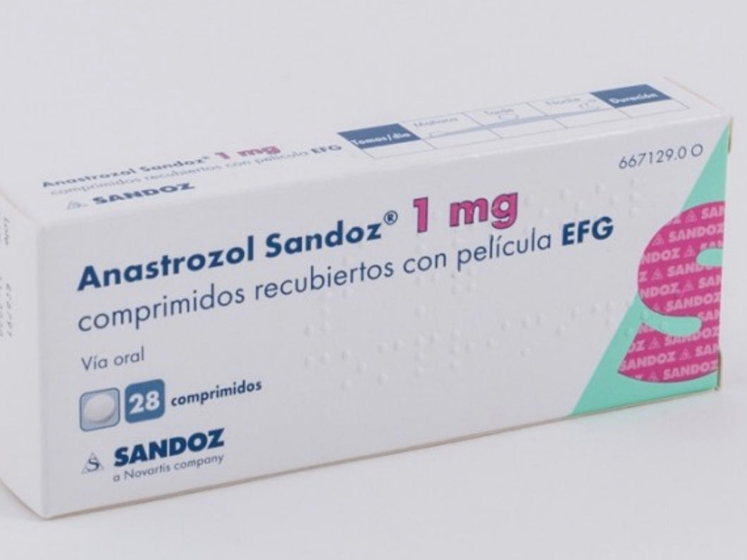 ANASTROZOL 1mg 28 tablets x 2 boxes Offer  - Brand Terapia / Sandoz